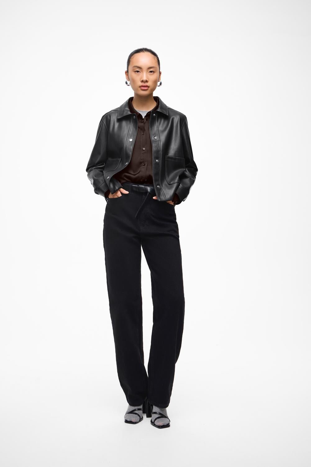 VIENNA Shirt - Coffee Bean - VERO MODA & VILA Bergvik